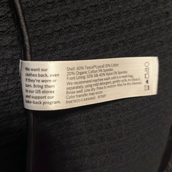 Eileen Fisher Black Cardigan SZ M/M - Picture 6 of 9